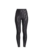 Dámske tréningové legíny CASALL Heat Printed High Waist Tights, čierne Dámske tréningové legíny CASALL Heat Printed High Waist Tights, čierne
