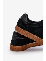 Trampki Męskie Zamszowe Big Star NN174187 Czarne