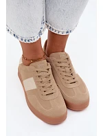 Dámske semišové tenisky Big Star UU274009 Beige Dámske semišové tenisky Big Star UU274009 Beige