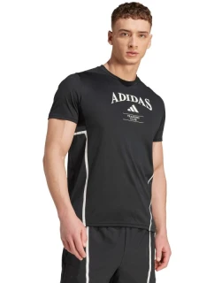 Pánske tričko adidas Designed for Training Legacy Heritage Tee black KA5284 pánske