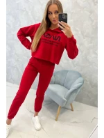 Tlačená sada červená Tlačená sada červená