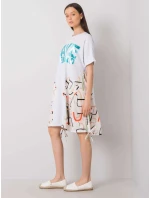 Šaty DHJ SK 13117.41P biele a béžové