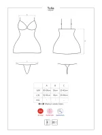 Očarujúce košieľka Tulia babydoll - Obsessive