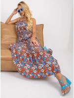 Šaty D73771M30313A hnedé