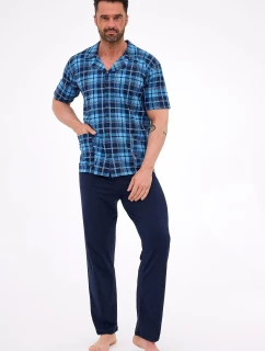 Cornette 318/58 cr/r 3-5XL pánske pyžamo bez zipsu
