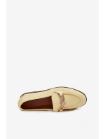 Dámské mokasíny s ozdobným detailem Žluté Rosynne