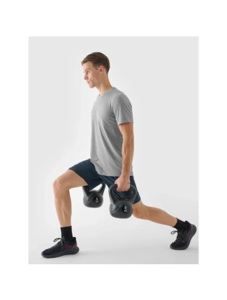 Pánske pravidelné rýchloschnúce tréningové tričko 4F 4FWAW24TFTSM1003-25M