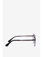 Okulary Przeciwsłoneczne Damskie UV400 Czarno-Niebieskie