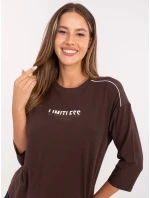 Blúzka RV BZ A826.89 tmavohnedá