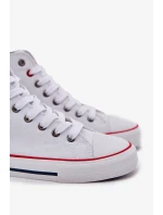 Pánske plátenné tenisky Big Star HI-POLY SYSTEM - biele