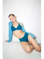 Dámske nohavičky ZERO Feel Pure High leg - BLUE - teal 6169 - SLOGGI