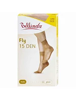 Dámske hodvábne ponožky FLY SOCKS 15 DEN Almond - BELLINDA Dámske hodvábne ponožky FLY SOCKS 15 DEN Almond - BELLINDA