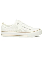 Filippo DTN7856 dámske biele sieťované tenisky