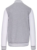 Kariban K 497 Unisexová mikina „Teddy“ 20.K497 oxford grey/white Kariban K 497 Unisexová mikina „Teddy“ 20.K497 oxford grey/white
