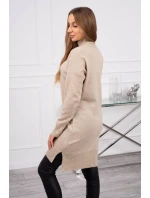 Stojaci sveter béžový