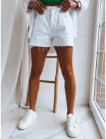 Dámske džínsové šortky CHLOE white FashionStreet SY0296 Dámske džínsové šortky CHLOE white FashionStreet SY0296