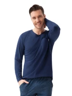 Luna 804 long/r M-2XL Z24 pánske pyžamo