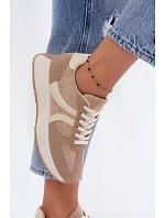 Dámske tenisky na platforme Beige Laurelia