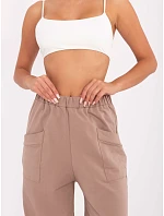 RV DR 9719 1.22 tmavo lila teplákové nohavice