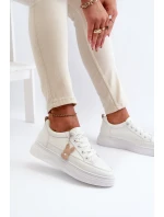 Dámska športová obuv na platforme 13613 White - VINCEZA