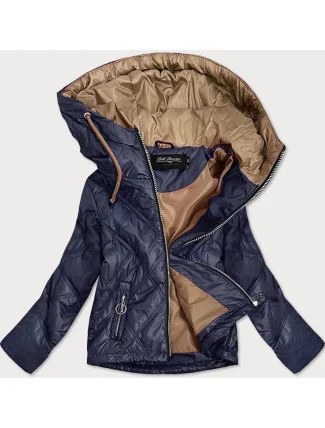 Tmavo modrá ľahká dámska bunda (BH2004)