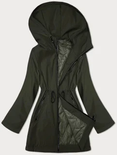 Khaki tenká bunda s kapucňou značky S'West (B8236-11)