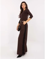 Nohavice MI SP 62440.56 tmavohnedé Nohavice MI SP 62440.56 tmavohnedé