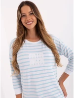 Blúzka RV BZ A790.47 bielo-modrá