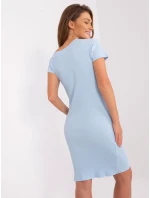 RV SK 8960 šaty.76P svetlo modrá