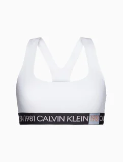 Podprsenka bez kostice QF5577E-100 biela - Calvin Klein
