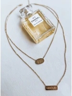 AMOUR zlatý náhrdelník FashionStreet IY0085 AMOUR zlatý náhrdelník FashionStreet IY0085