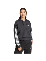 Dámska mikina adidas Essentials French Terry Quarter-Zip Hoodie black JN1956