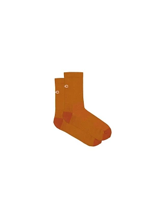Cyklistické ponožky POC Cadence Road Socks, hnedé