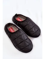 Damskie Wsuwane Papcie Big Star KK274606 Czarne