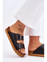 Klasyczne Damskie Klapki Big Star LL274477 Czarne