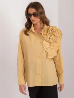 Košeľa LK KS 509612.28 tmavo žltá