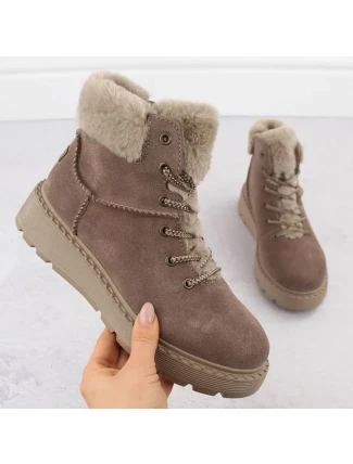 Topánky Rieker s umelou kožušinou 70402-24 W RKR753 Topánky Rieker s umelou kožušinou 70402-24 W RKR753