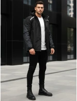 Pánska lyžiarska bunda čierna FashionStreet TX5127 Pánska lyžiarska bunda čierna FashionStreet TX5127
