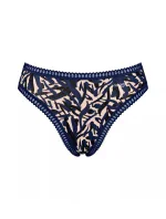 Dámske nohavičky GO Crush High leg C3P - BLUE - modré M008 - SLOGGI Dámske nohavičky GO Crush High leg C3P - BLUE - modré M008 - SLOGGI