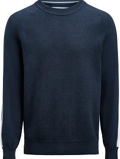 James Harvest Scarsdale Sweater Men Pánsky sveter 62.2517 námornícka modrá