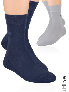 Pánske polofroté ponožky so vzorom 003