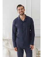Pyžamo Taro 3666 Arturo, s dlhými rukávmi, veľkosti 3XL–4XL, Z26, na zapínanie Pyžamo Taro 3666 Arturo, s dlhými rukávmi, veľkosti 3XL–4XL, Z26, na zapínanie