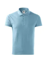Bavlnená polokošeľa pánska nebesky modrá