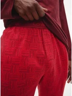 Pánsky pyžamový set NM1592E 6NJ bordo/červená - Calvin Klein