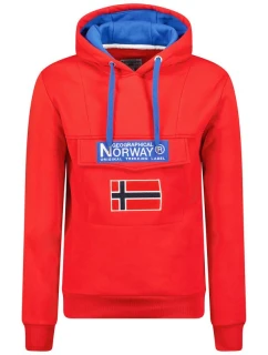 Geografické Nórsko Gadrien DB 054 M WW6120H/GN/Red Mikina