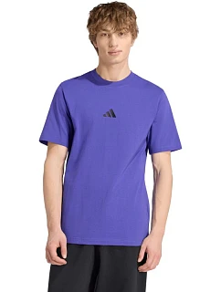 Pánske tričko adidas Essentials Small Logo Single Jersey fialové KF2404