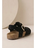 Dámske sandále z prírodného semišu Big Star TT274544 Black Dámske sandále z prírodného semišu Big Star TT274544 Black