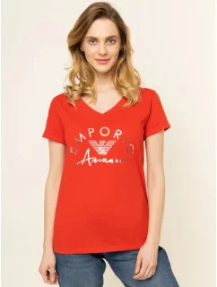 Dámske tričko 164334 0P291 00074 červená - Emporio Armani