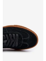 Trampki Męskie Zamszowe Big Star NN174187 Czarne