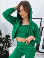 Dámska mikina MY LOVE green FashionStreet BY1197